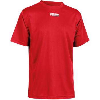 Derbystar Derby Star – Basic – Camiseta de Deporte para Hombre Rojo Rojo Talla:Extra-Large