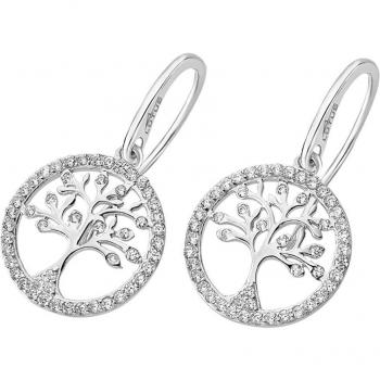 Pendientes Lotus Silver LP1780-4/1 Árbol de la Vida Plata Mujer