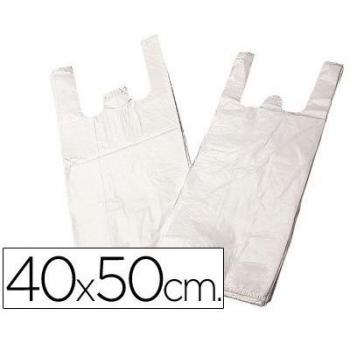 BOLSA PLASTICO CAMISETA 40X50 CM -PAQUETE 200