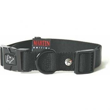 Collar Ajustable de Nylon Negro Martin Sellier 40 mm x 50-70 cm