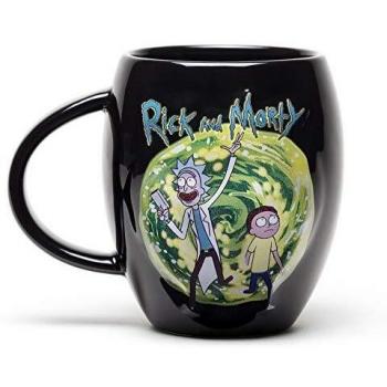 Taza Ovalada Rick y Morty Portal 475ml