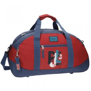 Pepe Jeans James Bolsa de Viaje, 50 cm, 27 Litros, Multicolor