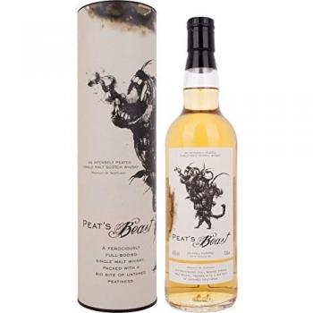 Whisky Single Malt Peat's Beast Intensamente Ahumado 0,7L (46% Vol.)