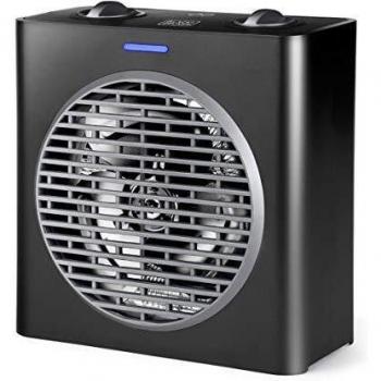 Black+Decker BXSH2003E Calefactor, 2000 W, Plastico, Negro