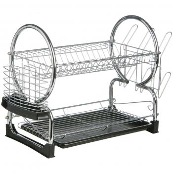 Premier Housewares - Escurridor de Platos de 2 Pisos