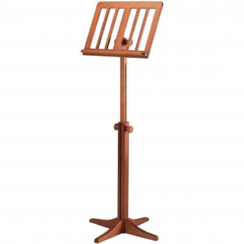 K&M 116/1 Cherry Wood Music Stand - Adjustable Height 28.14-48.22
