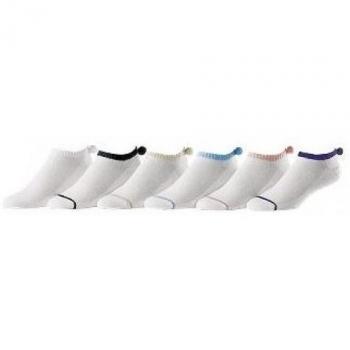 FootJoy ProDry Lightweight Pom Pom - Calcetines para mujer, color blanco, talla única