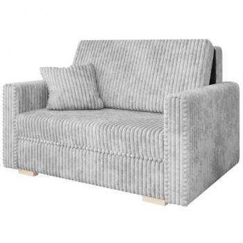 Sofá-cama Columbus 206 con caja de ropa de cama Tilia 86, dimensiones 133x85x98cm