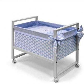 Cambrass Next Ter - Minicuna, 56 x 90 x 73 cm, color celeste