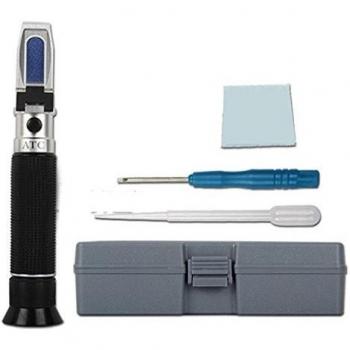 dikete® Digital multifuncional medidor de agua Calidad Tester para acuario pantalla LCD portátil pluma estilo diseño para pesca piscina escuela laboratorio alimentos bebidas Refractometer