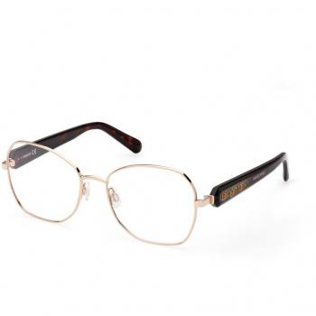 Gafas de Vista Swarovski SK5470, Color Shiny Rose Gold, Regular para Mujer