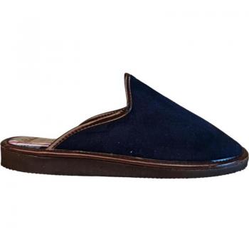 Zapatilla de casa de hombre marca Pelusin modelo Tean, color azul marino