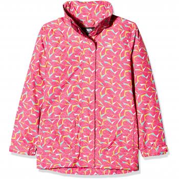 Trespass niños de Parpadeante Impermeable Chaqueta Impermeable con Capucha Oculta y Detalles Reflectantes, Infantil, Color Pink Lady, tamaño Talla: 7/8