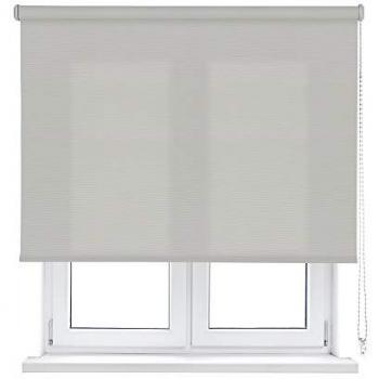 Estor enrollable translúcido Ecofuture gris 90x250 cm - Tejido 100% reciclado, fabricado en España