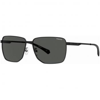 Polaroid Black/Grey Sunglasses for Men, Size: 62 MM