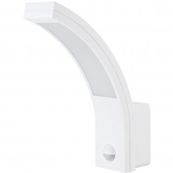 Aplique LED Sensor Exterior IP54 Metal Blanco 10W Frío 6400K