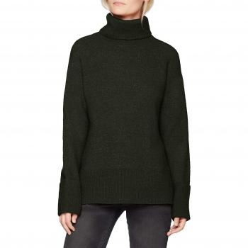 Vero Moda Vmiva LS Rollneck Blouse Boo, suéter para Mujer, Gris