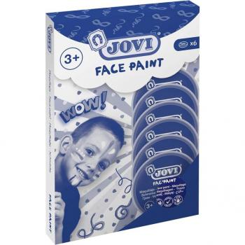 Estuche de Pintura Facial Jovi 8ml Azul Oscuro (paquete de 6)