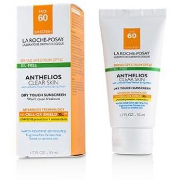 La Roche-Posay Anthelios Clear Skin Dry Touch Sunscreen for Oily Skin SPF 60 - 1.7 Fl. Oz