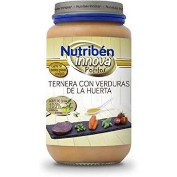 Nutribén Potitos Innova Ternera Con Verduras De La Huerta Desde Los 6 Meses 250 g