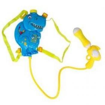 Pistola de Agua Mochila Dino +3A Azul 33X46x8 Cm