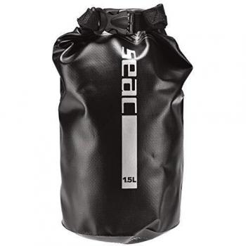 Seac Dry Bag Bolsa Estanca Impermeable, Unisex Adulto, Negro, 1,5 litri