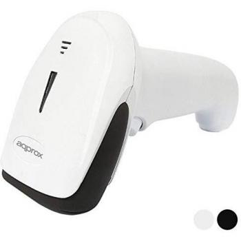 APPROX APPLS09WH LECTOR DE CÓDIGOS DE BARRAS 1D/2D IP54 INDICADORES LED Y ZUMBADOR DISPARO MANUAL O AUTOMÁTICO USB PEANA BLANCO