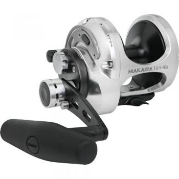 Okuma Carrete De Pesca De Curricán Makaira MK-16IISEA-SIL, Moulinet Traine, 1134g, Relación de engranaje 4.3:1 + 1.3:1