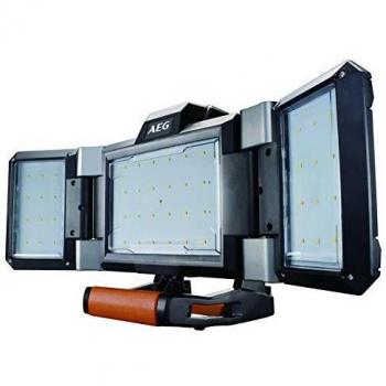 Foco de obra híbrido 18V 3 paneles LINTERNA SIN BATERIAS NI CARGADOR BPL180 AEG