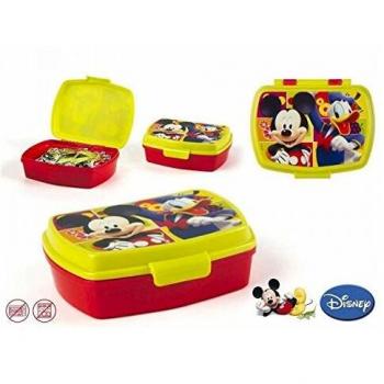 SANDWICHERA PLASTICO FUN MICKEY 17x13x5cm