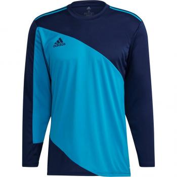 Camiseta de fútbol Adidas Squadra 21 para hombre, color azul, manga larga, talla XS
