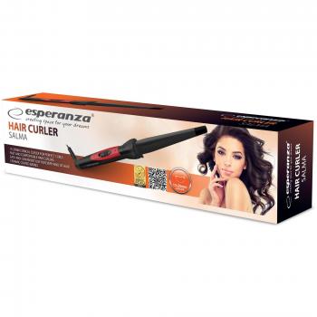 Esperanza | Rizador de Pelo Caliente SALMA Negro Rosa