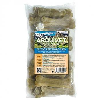 Hueso Prensado Piel 8 cm. (Bolsa 50 uds)