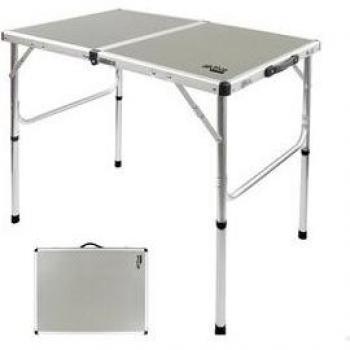 Mesa Plegable Para Camping Aktive Gris 40-70X90x60 Cm