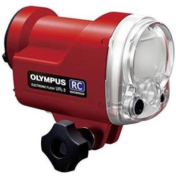 Olympus V6320120U000 - Flash subacuático UFL-3 para la Serie PT, Rojo