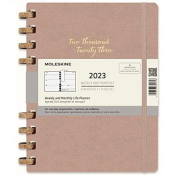 Extra-Large Almond Crush Moleskine 2023 Life Planner