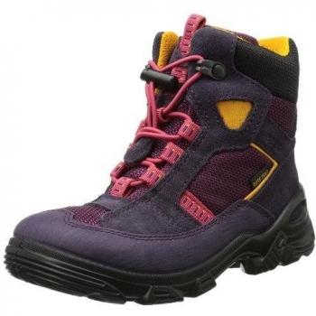 Ecco Snowboarder Black/Bla-Tita/Moonles S/T/S 721062 - Botas para unisex-niño, color morado, talla 34