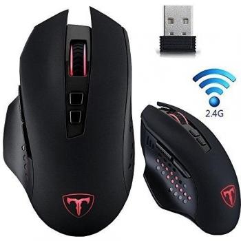 UrChoiceLtd® 2016 et Tech X-08 2,4 gHz 8d 2000DPI Rojo Wireless 6 botones usb óptico ratón para juegos ratón para Mac PC portátil escritorio portátil