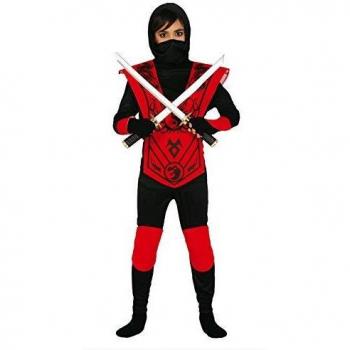 Guirca - Disfraz de ninja, talla 3-4 años, color negro