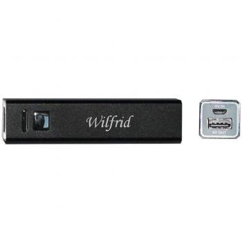 Cargador de teléfono portátil con USB batería con nombre grabado: Wilfrid