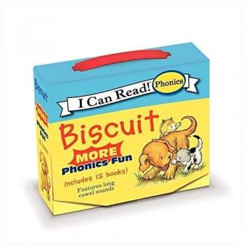 Biscuit: More 12-Book Phonics Fun!: Includes 12 Mini-Books Featuring Short and Long Vowel Sounds