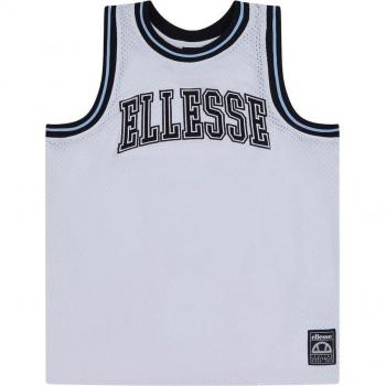 Ellesse Camiseta De Tirantes Para Hombre Modelo Bossan Blanca