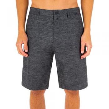 Bermuda Hurley H2O DRI BREATHE 21' - Black, pantalones cortos para hombre, tejido transpirable, secado rápido, longitud de 21 pulgadas