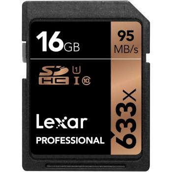 Lexar Professional - Tarjeta de Memoria 633x SDHC de 16 GB