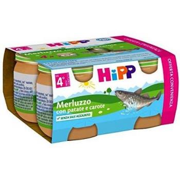 HIPP COD PATATA/CAR 4X80G