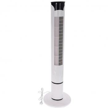 Ventilador de Torre con Mando a Distancia 45W Blanco