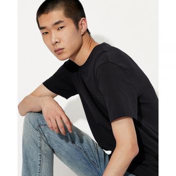 Armani Exchange - Camiseta de hombre en algodón stretch