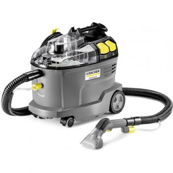 Kärcher Puzzi 8/1 C Lava-Aspiradora de Pulverización y Extracción, 1200 W, Sin Bolsa, para Limpieza de Tapicerías y Alfombras - Gris