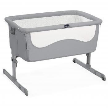 Chicco Next 2 me - Cuna de colecho con anclaje a cama y 6 alturas, color gris