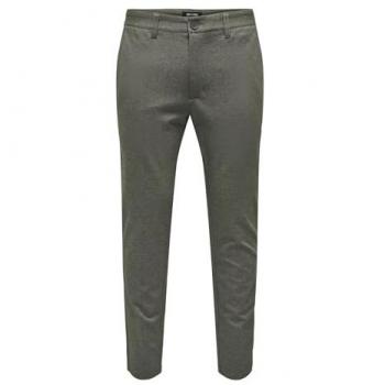 Only & Sons Slim-Fit Herringbone Chino Trousers